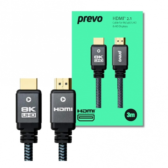 Prevo HDMI 2.1 Cable 3m