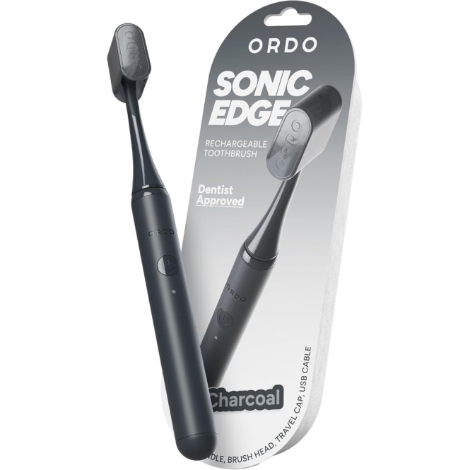 Ordo Sonic Edge Rechargeable Electric Toothbrush, Charcoal