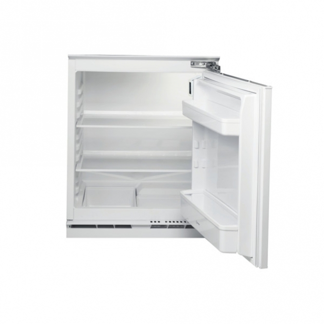 Indesit INBUL011 E Energy Rating, 59.6cm, Built-in Under Counter Fridge, White
