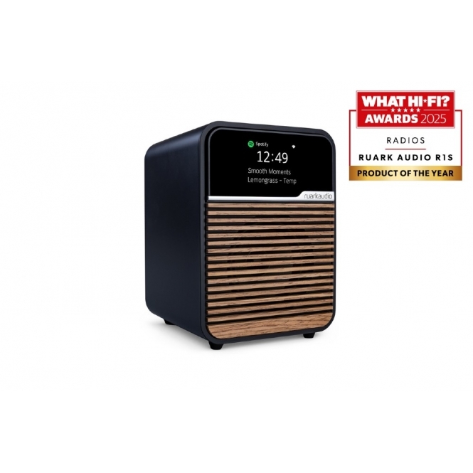Ruark R1S Smart Radio, DAB, DAB+,FM, Charcoal