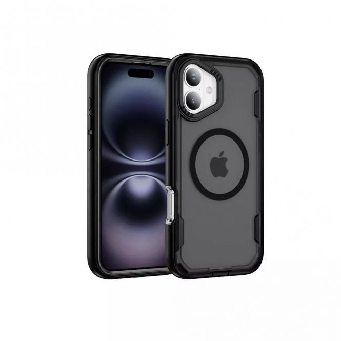 XQUISITE iPhone 17 ProMag Max Case, Black