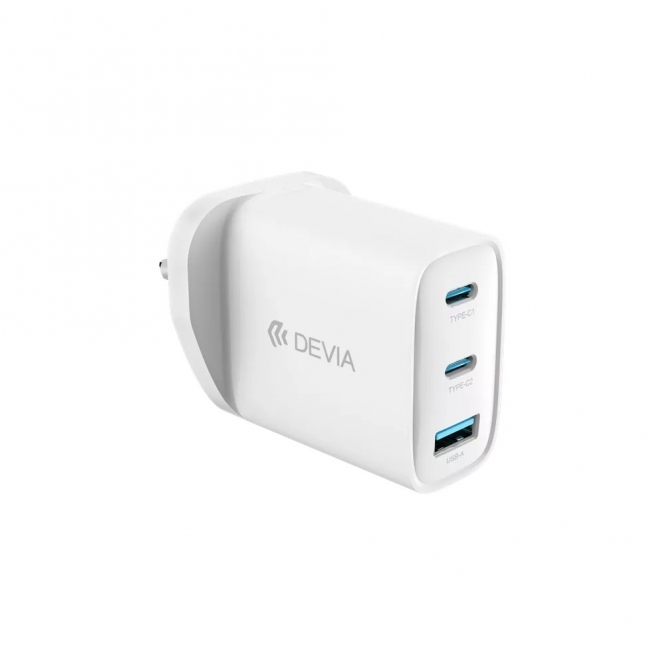Devia 65W Dual USB and USB-C Charger
