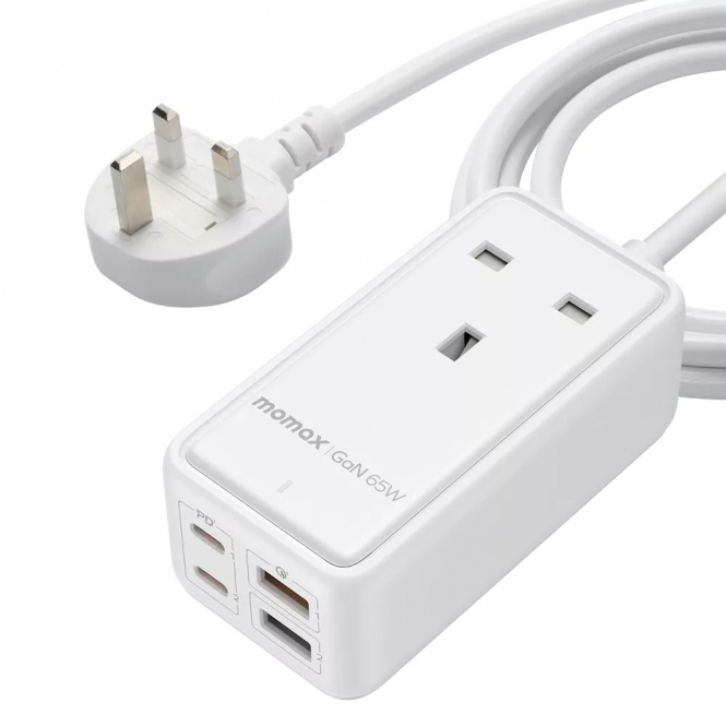 OnePlug 65W GaN Extension Power Strip 2m