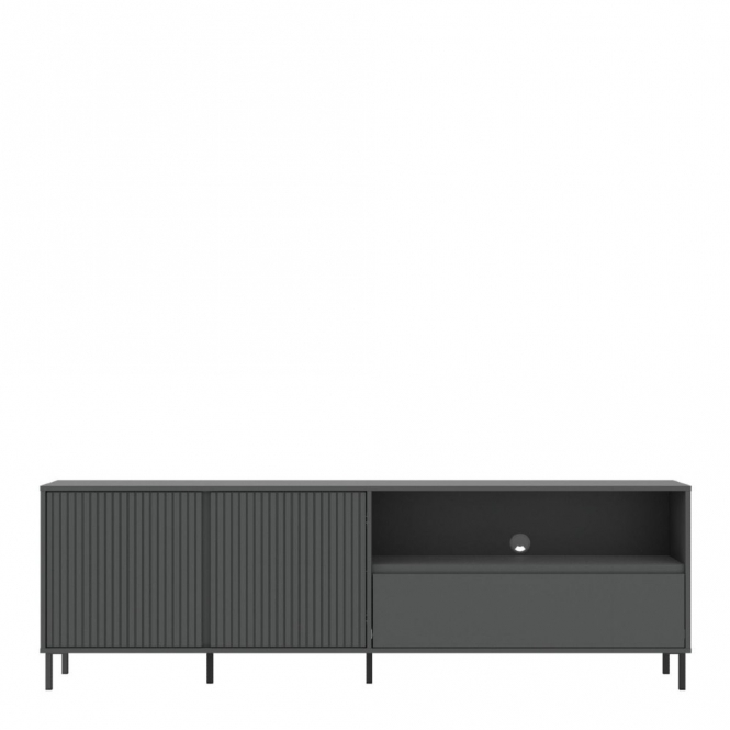 FURTOGO Avenale TV Cabinet, 2080, Anthracite