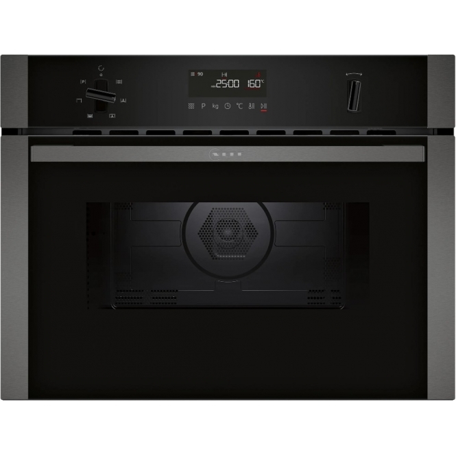 Neff C1AMG84G1B N50, 45cm Compact Oven, Hot Air, Graphite