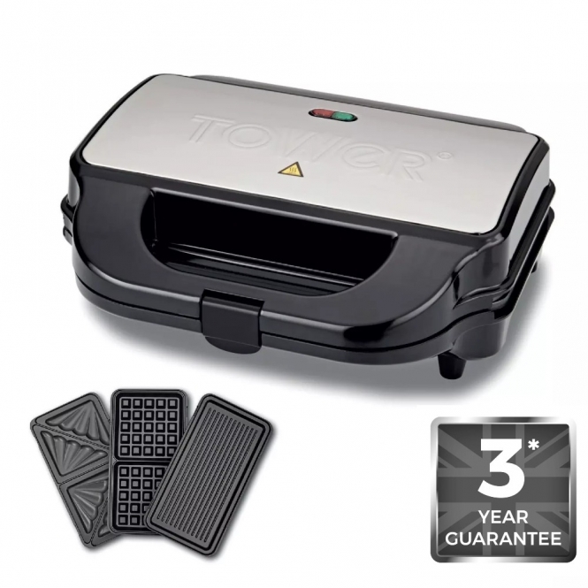 Tower 3-in-1 Deep Fill Sandwich Maker