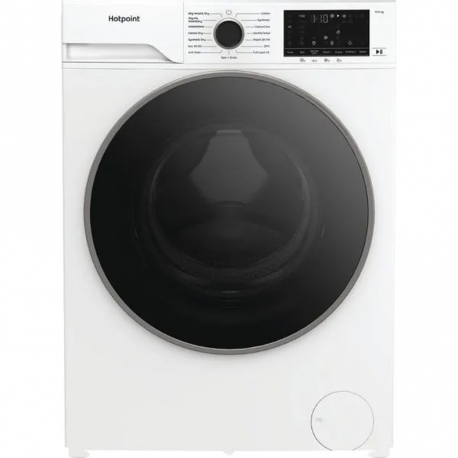Hotpoint HBD9681ANTISTAINUK 9kg Wash, 6kg Dry Load, 1400rpm, D Energy Rating, Freestanding Washer Dryer, White