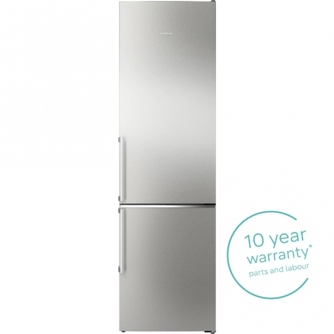 Siemens KG39NAIAU iQ500 A Energy Rating, Total NoFrost, Freestanding Fridge Freezer 363L, Stainless Steel
