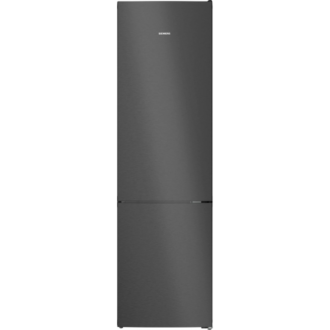 Siemens KG39NVXBG iQ300 B Energy Rating, Freestanding Fridge Freezer, 363L, Brushed Black Steel