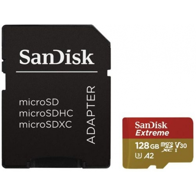 SanDisk 128GB Extreme Micro SDXC Card