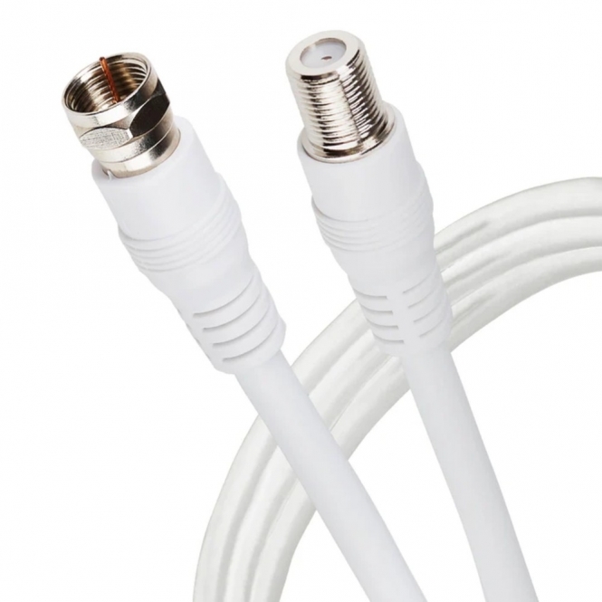 Maplin F-Type Male to F-Type Female TV Aerial Coax Extension Cable 5m