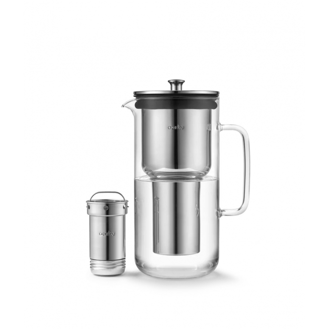 Glass Carafe, Water Filter Jug 1.18L