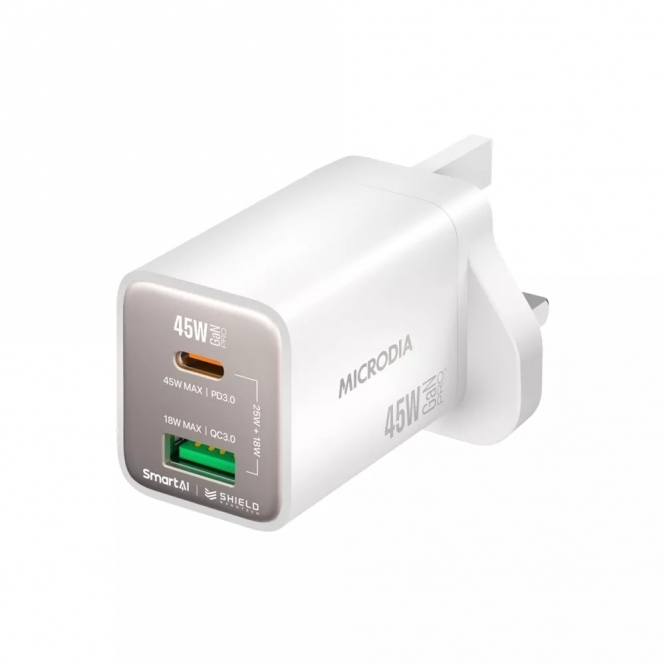 MICRODIA SmartCube Nano 45w USB-C Wall Plug