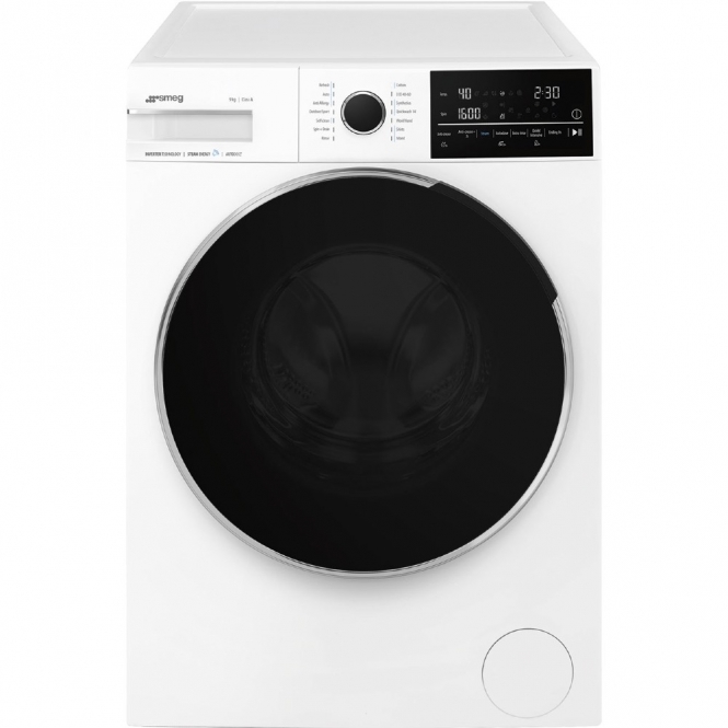 Smeg WNP96SLAAUK1 NovaCare 9kg, 1600rpm, A Energy Rating, Freestanding Washing Machine, White