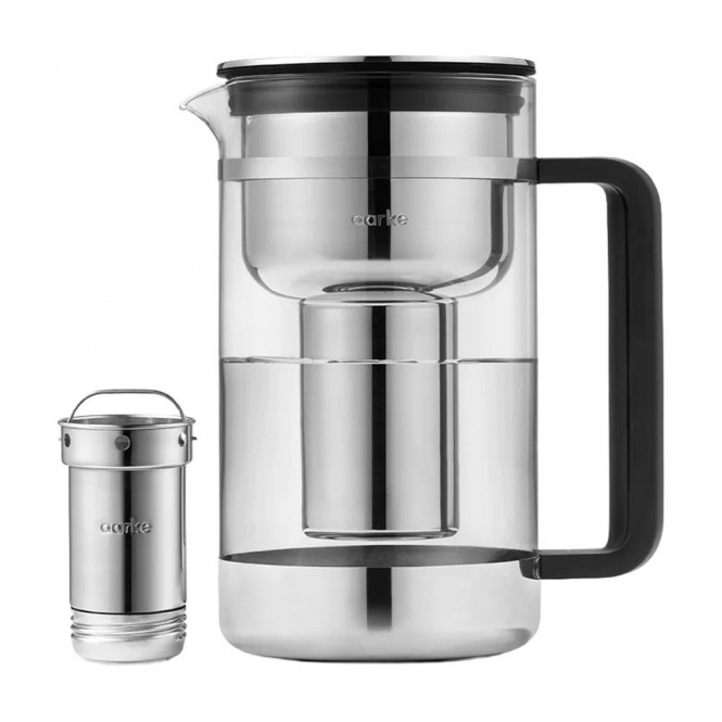 Glass Carafe, Water Filter Jug 1.66L