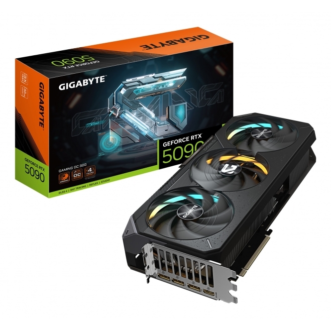 Gigabyte GVN5090GAMINGOC32 Nvidia GeForce RTX 5090, 32GB GDDR7 Graphics Card