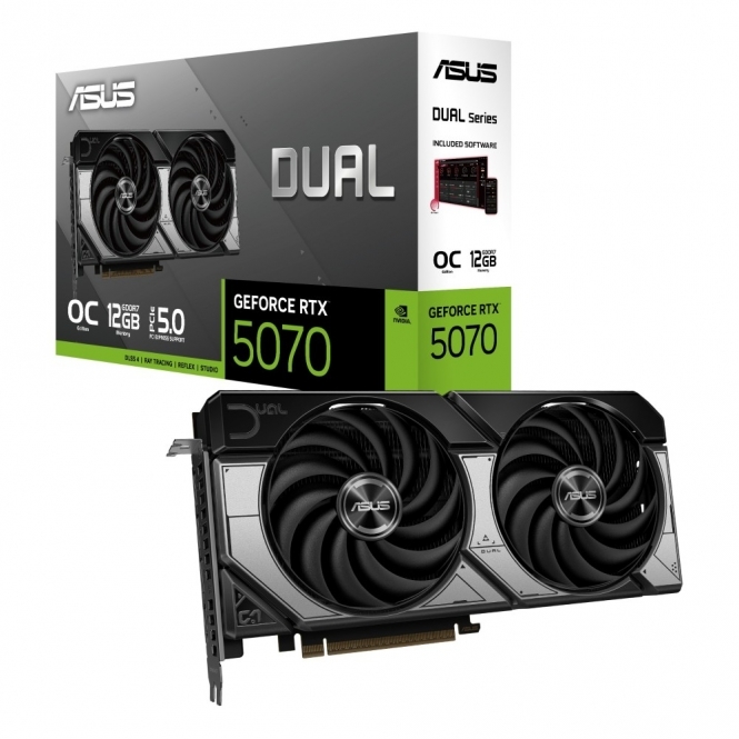 Asus 90YV0M17-M0NA00 Nvidia GeForce RTX 5070, 12GB, Dual OC Graphics Card