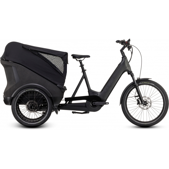 CUBE Trike Cargo Hybrid, 750Wh, Grey/Reflex