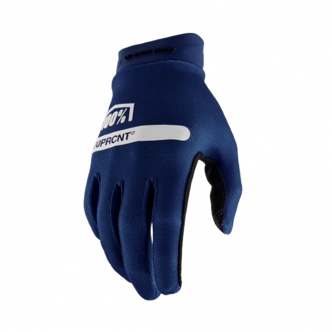 100% Ridecamp Lightweight Cycling Gloves, Blue