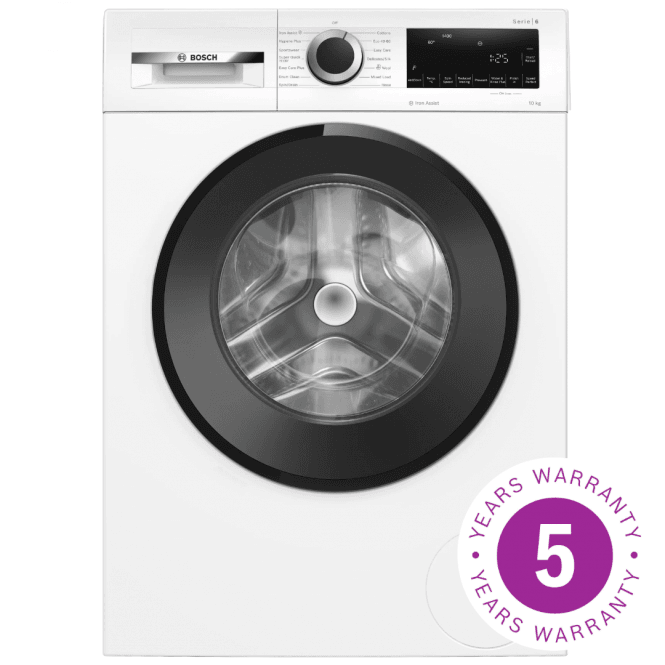 Bosch WGG254Z1GB Series 6, 10kg, 1400rpm, A Energy Rating, Freestanding Washing Machine, White