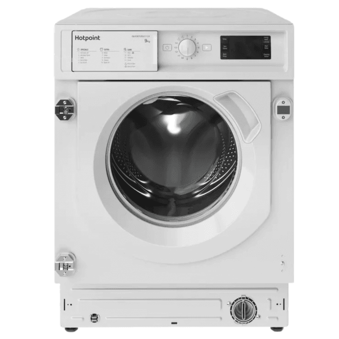 Hotpoint BIWMHG91485UK 9kg, 1400rpm, B Energy Rating, Integrated Washing Machine, White