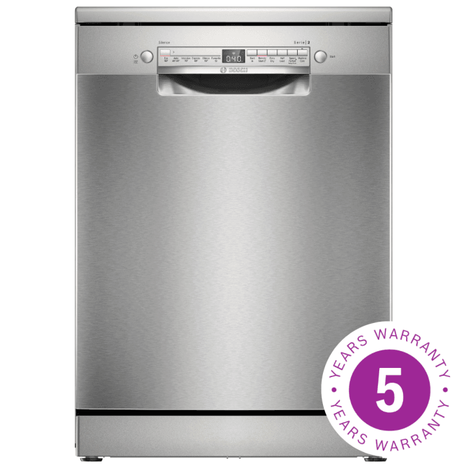 Bosch SMS2HVI06G Series 2 14 Place Setting, C Energy Rating, Freestanding 60cm Dishwasher