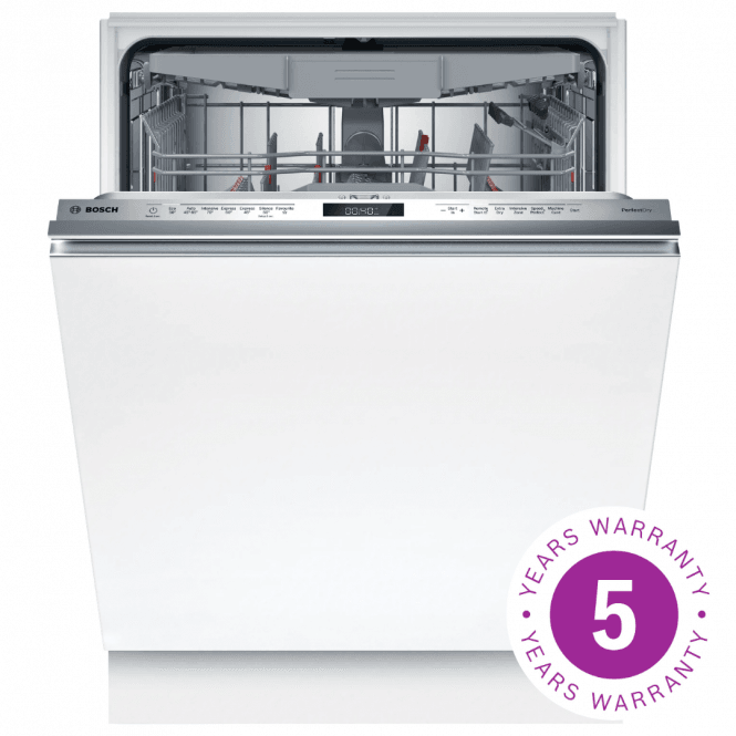 Bosch SMD6YCX02G Series 6 14 Place Setting, A Energy Rating, Integrated 60cm Dishwasher