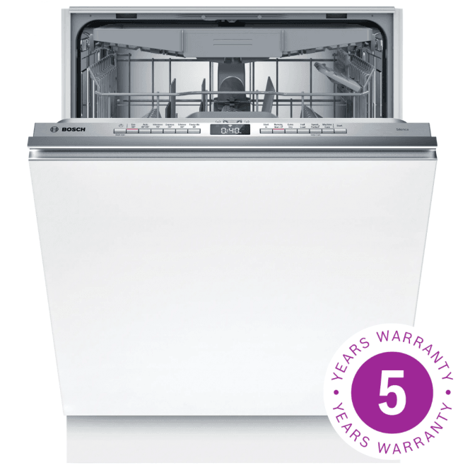 Bosch SMH4HVX14G Series 4 14 Place Setting, C Energy Rating, Variable Hinge, Integrated 60cm Dishwasher