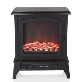 2000W Mable Electric Fire, Black
