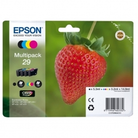 29 Claria Home Strawberry Ink Cartridge - Black/Cyan/Magenta/Yellow (Multi-Pack)