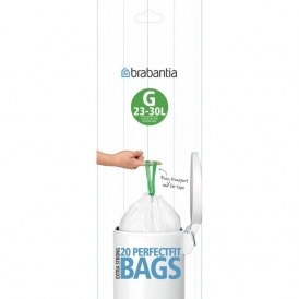 23L-30L (G) Perfect Fit Waste Bags, Pack of 20