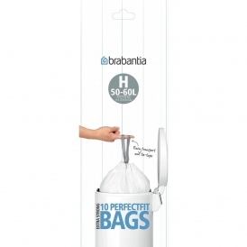 50-60L (H) Perfect Fit Waste Bags, Pack of 10