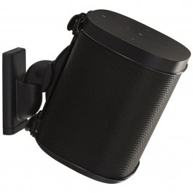 Adjustable Single Speaker Wall Mount Designed For SONOS ONE, PLAY:1 & PLAY:3, Black