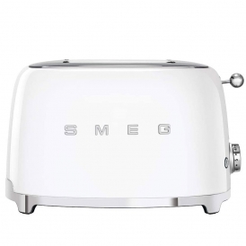 50s Retro 2 Slice Toaster, White