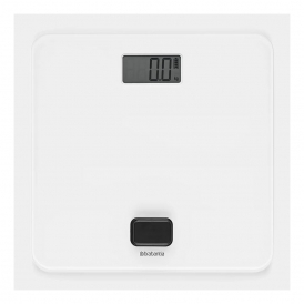Battery Free Bathroom Scale, White