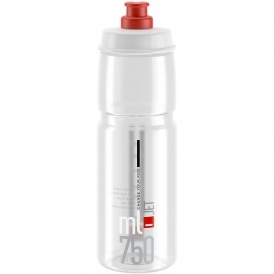 Jet Biodegradable Bottle, 750ml, Clear/Red