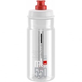 Jet Biodegradable Bottle, 550ml, Clear/Red
