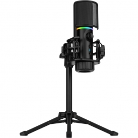 Mic Tripod RGB Cardioid Microphone with Tripod for Streaming, Recording, Podcasting