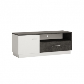 Zingaro TV cabinet, 1330, White & Grey