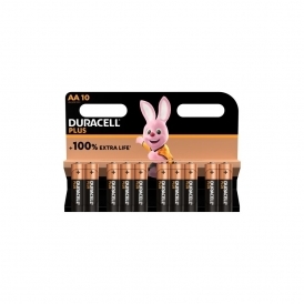 AA Plus Power +100% Batteries, Pack of 10