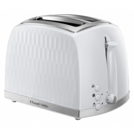 Honeycomb 2 Slice Toaster, White