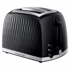 Honeycomb 2 Slice Toaster, Black