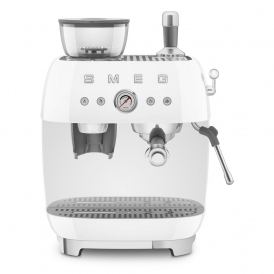 50's Style Espresso Coffee Machine, White