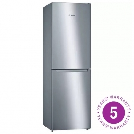KGN34NLEAG Series 2 E Energy Rating, No Frost, Freestanding 300L Fridge Freezer, 60cm, Inox Lock