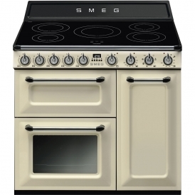 TR93IP2 Victoria 90cm Induction Hob Range Cooker, Cream