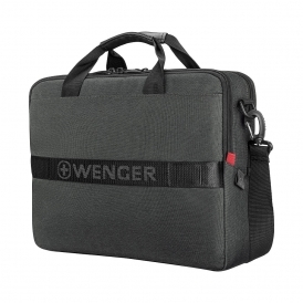16" MX ECO Brief Laptop Case, Charcoal