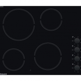 HR620RH 60cm Ceramic Hob, Black