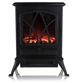 2000W Stirling Electric Stove Fire, Black