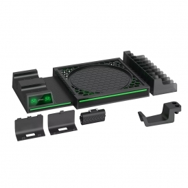 LED Multifunctional Cooling & Charging Stand for Xbox Series X, Black