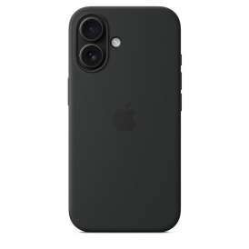 Apple iPhone 16 Plus Silicone MagSafe Case, Black